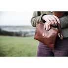 Hicks & Hides Charlton Cartridge Ladies Clutch Bag - Cognac - William Powell