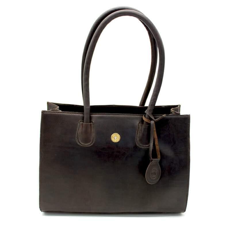 Hicks & Hides Chedworth Cartridge Ladies Handbag - Brown - William Powell