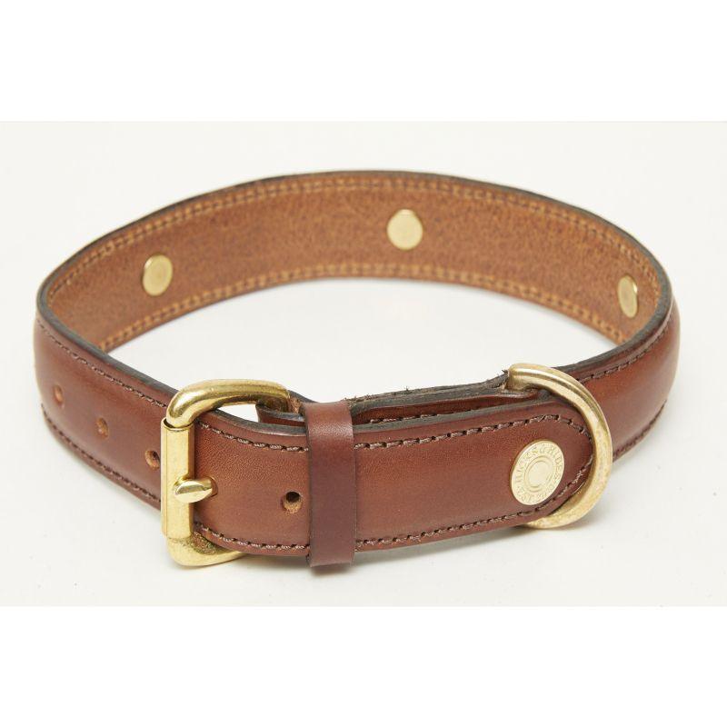 Hicks & Hides Laverton Field Dog Collar - Multi Cartridge - Cognac - William Powell