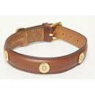 Hicks & Hides Laverton Field Dog Collar - Multi Cartridge - Cognac - William Powell