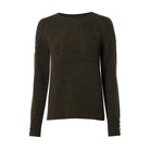 Holland Cooper Astoria Half Cable Ladies Crew Neck Knit - Fern Green - William Powell