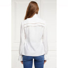 Holland Cooper Audley Lace Ladies Blouse - White - William Powell