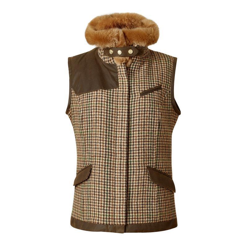 Holland Cooper Aviator Ladies Gilet - Hailes Green - William Powell