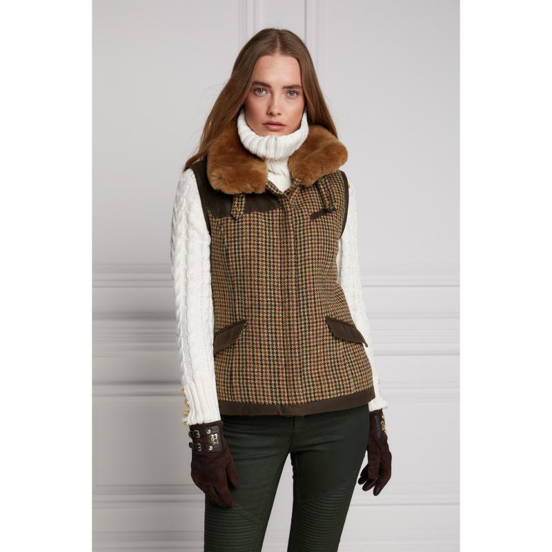 Holland Cooper Aviator Ladies Gilet - Hailes Green - William Powell