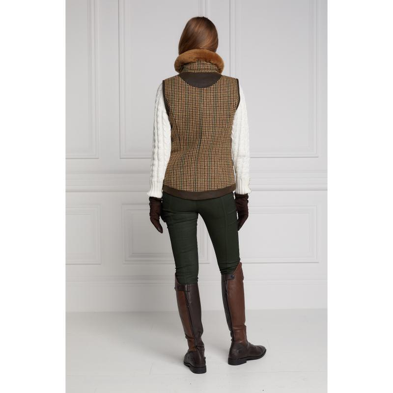 Holland Cooper Aviator Ladies Gilet - Hailes Green - William Powell