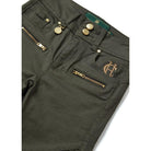 Holland Cooper Biker Ladies Jeans - Hunter Green - William Powell