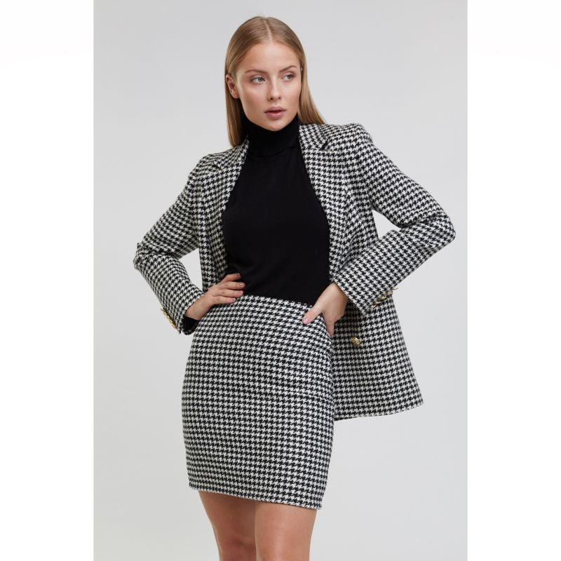 Holland Cooper Chelsea Ladies Skirt - Houndstooth - William Powell