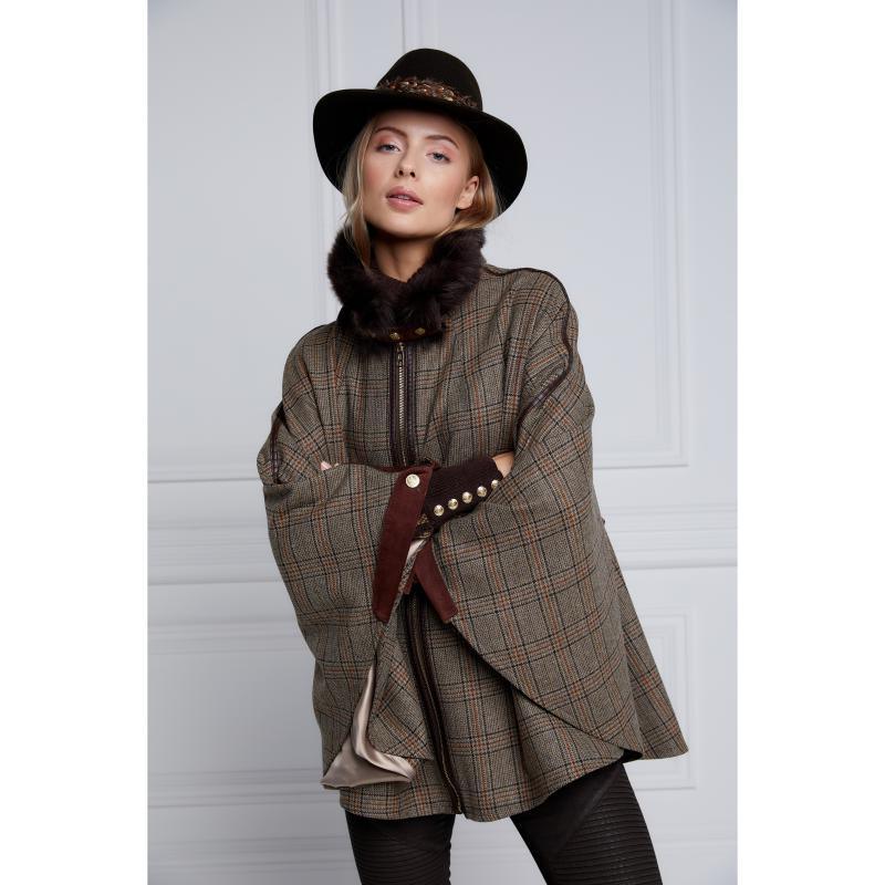 Holland Cooper Chiltern Ladies Cape - Bourbon - William Powell