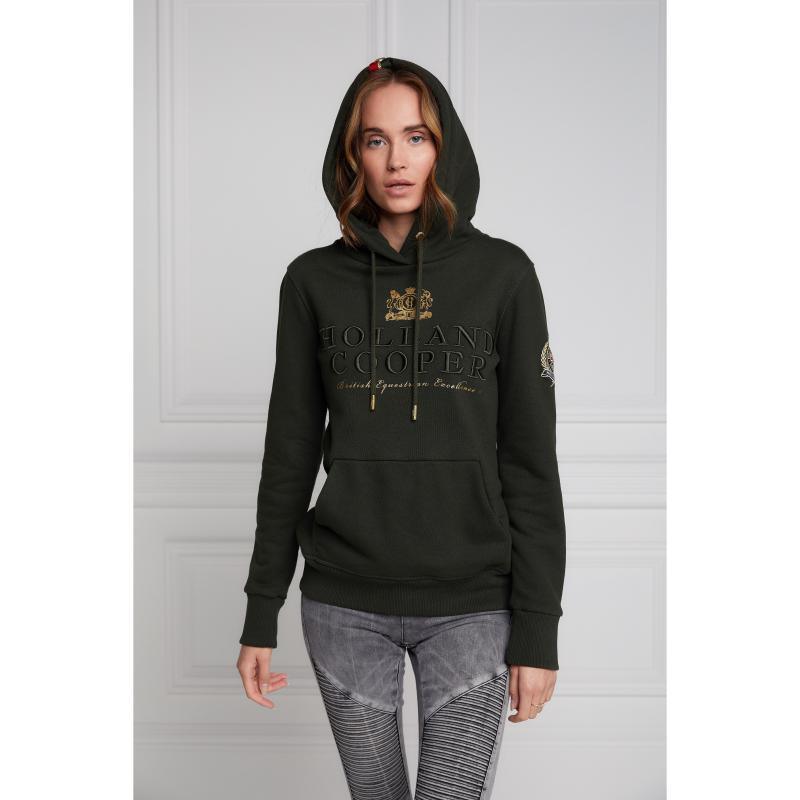 Holland Cooper Classic Ladies Hoodie - Racing Green - William Powell