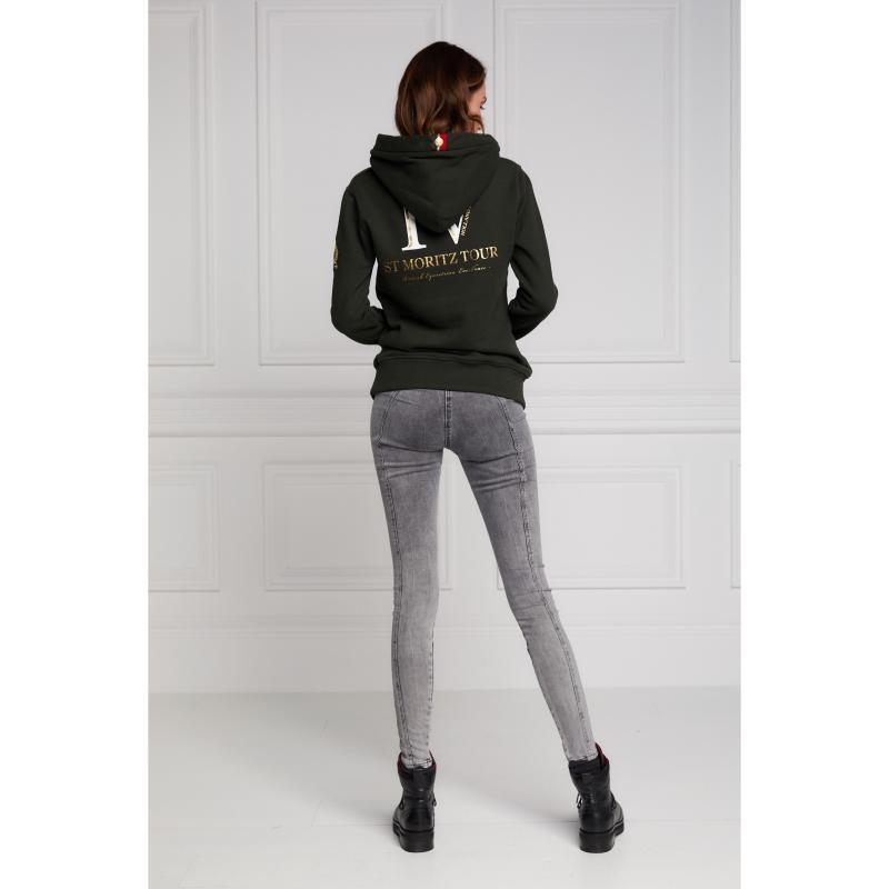 Holland Cooper Classic Ladies Hoodie - Racing Green - William Powell