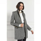 Holland Cooper Kempton Ladies Tweed Coat - Houndstooth - William Powell