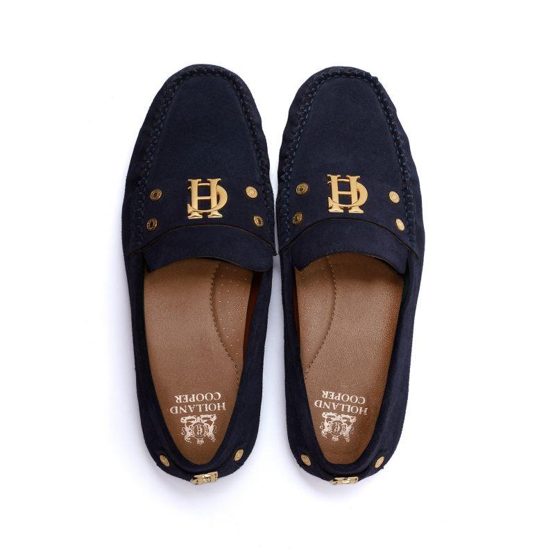 Holland Cooper Ladies Driving Loafer - Ink Navy - William Powell