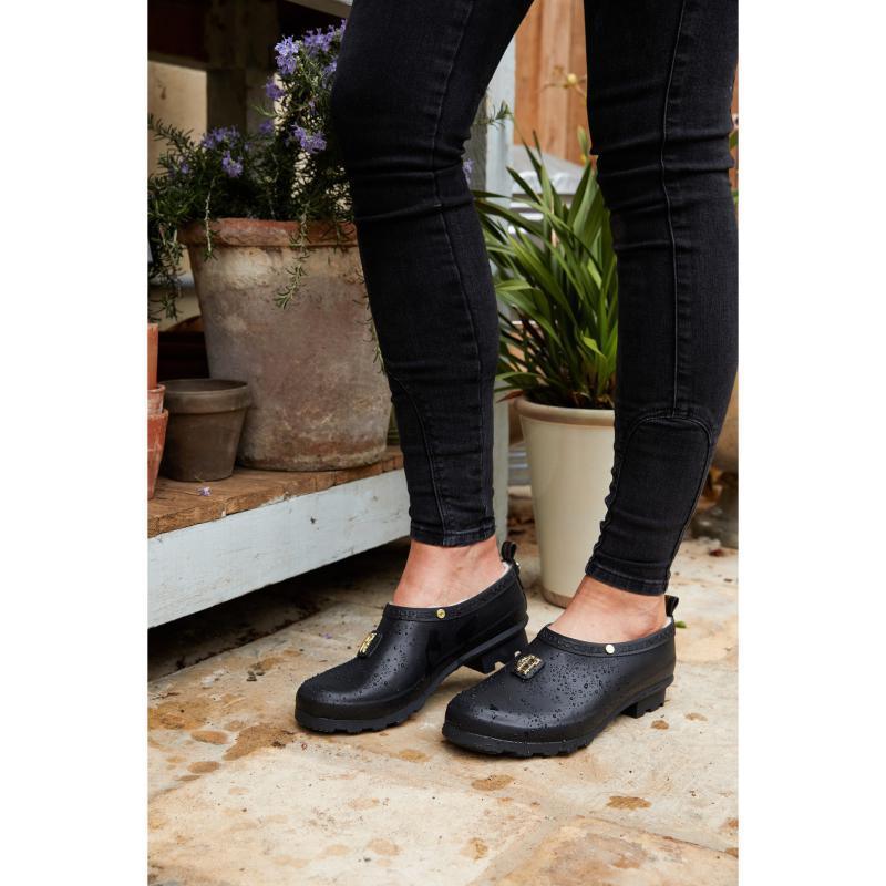 Holland Cooper Ladies Gardening Loafer - Matte Black - William Powell