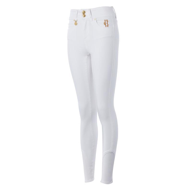 Holland Cooper Ladies Jodhpur Jeans  - White - William Powell