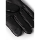 Holland Cooper Monogram Leather Ladies Gloves - Black - William Powell