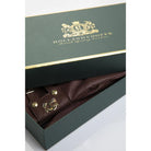 Holland Cooper Monogram Leather Ladies Gloves - Chocolate - William Powell