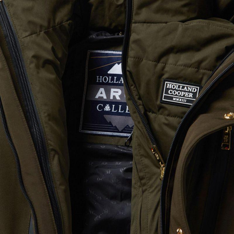 Holland Cooper Multi-Way Expedition Ladies 3 in 1 Padded Parka - Heritage Khaki - William Powell