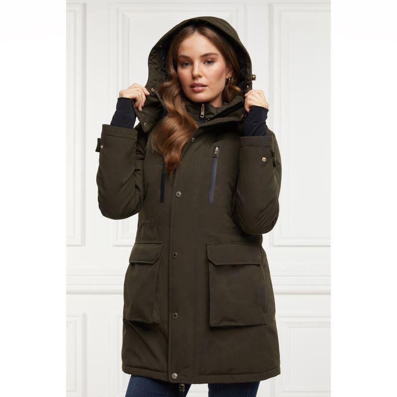 Holland Cooper Multi-Way Expedition Ladies 3 in 1 Padded Parka - Heritage Khaki - William Powell