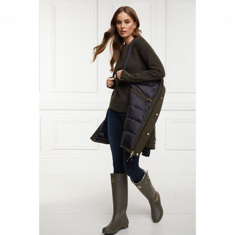 Holland Cooper Multi-Way Expedition Ladies 3 in 1 Padded Parka - Heritage Khaki - William Powell
