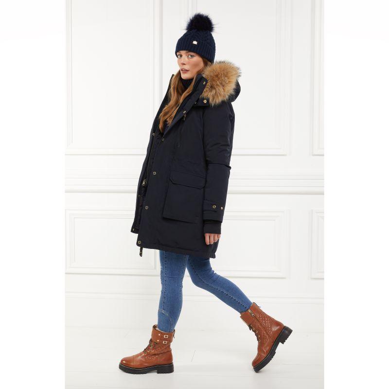 Holland Cooper Multi-Way Expedition Ladies 3 in 1 Padded Parka - Ink Navy - William Powell