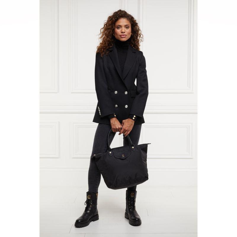 Holland Cooper Regency Packable Tote Bag - Black - William Powell