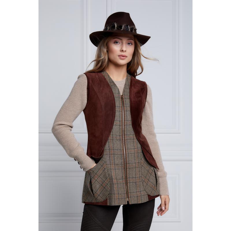 Holland Cooper Shooting Vest -Bourbon - William Powell