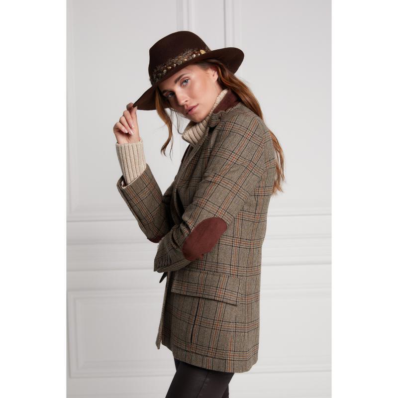 Holland Cooper Single Breasted Field Ladies Blazer - Bourbon - William Powell