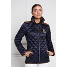 Holland Cooper Studland Diamond Quilt Ladies Jacket - Ink Navy - William Powell