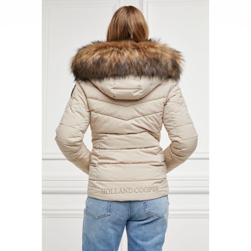 Holland Cooper Whistler Ladies Puffer Jacket - Stone - William Powell