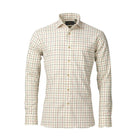 Laksen Abraham Mens Tattersall Shirt - Green/Red - William Powell