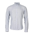 Laksen Ayling Mens Check Shirt - Sky/Brown - William Powell