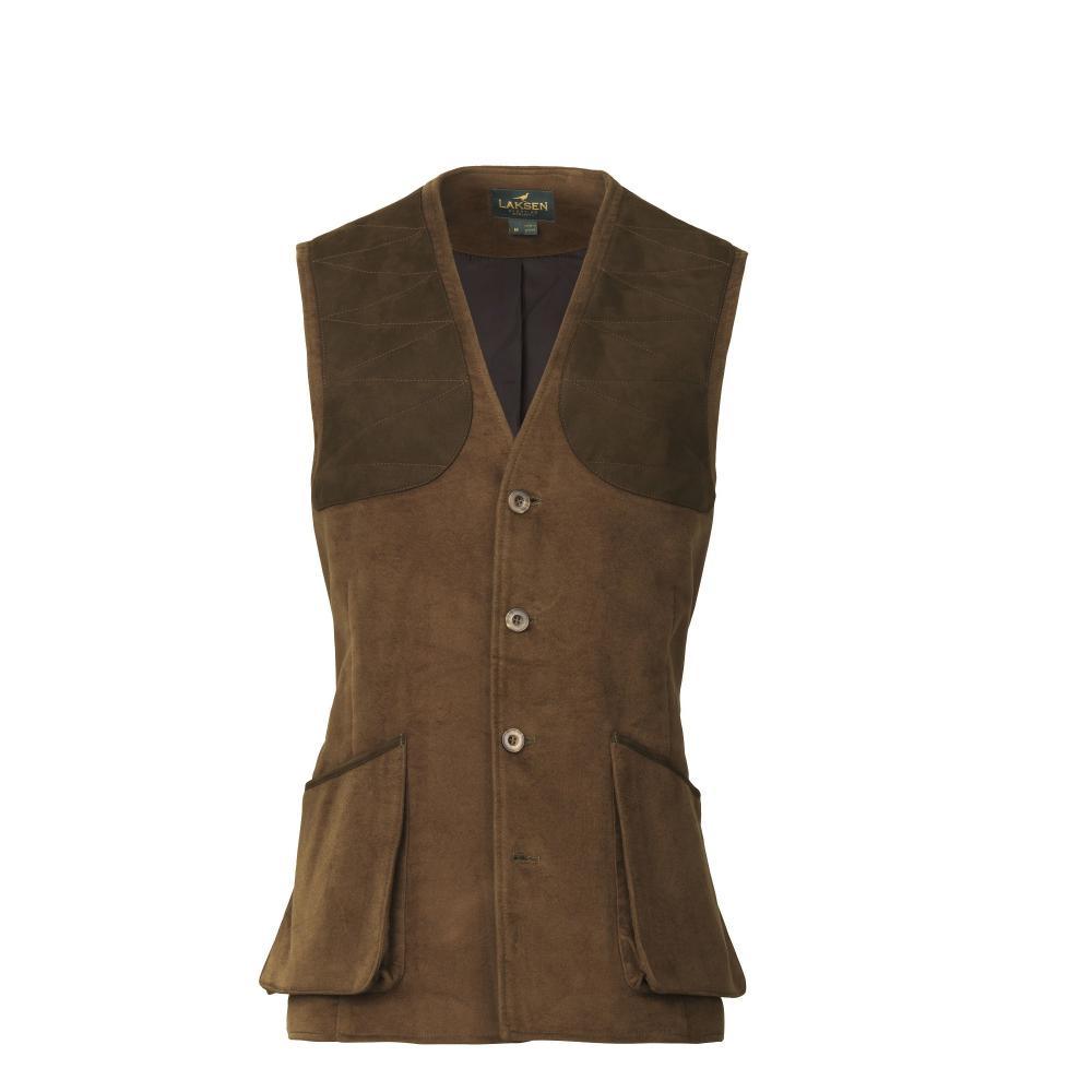 Laksen Belgravia Leith Mens Moleskin Shooting Vest - Bronze - William Powell