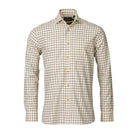 Laksen Benny Mens Tattersall Shirt - Forest/Denim/Grape - William Powell