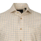 Laksen Drake Cotton/Wool Mens Shooting Shirt - Pine/Gorse - William Powell