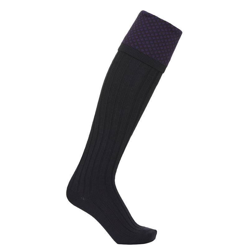 Laksen Empire Mens Shooting Socks - Navy - William Powell