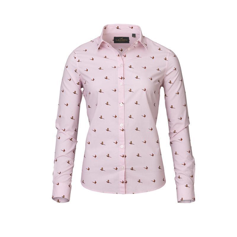 Laksen Flush Pheasant Ladies Shirt - Pink - William Powell