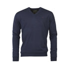 Laksen Grantham Windstopper V-Neck Merino Mens Jumper - Old Navy - William Powell