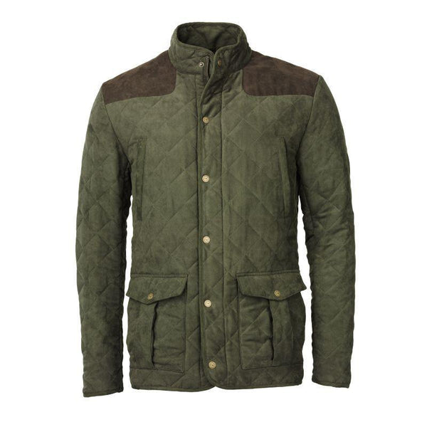 Laksen Hampton Quilted Mens Jacket Olive William Powell