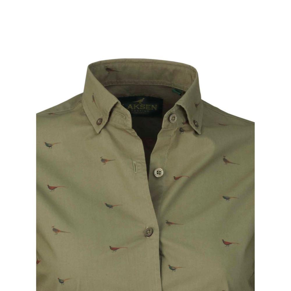 Laksen High & Wide Pheasant Ladies Shirt - Green - William Powell