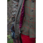 Laksen Hiviz Leith Tweed Mens Shooting Vest - British Game Alliance - William Powell