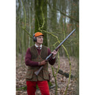 Laksen Hiviz Leith Tweed Mens Shooting Vest - British Game Alliance - William Powell