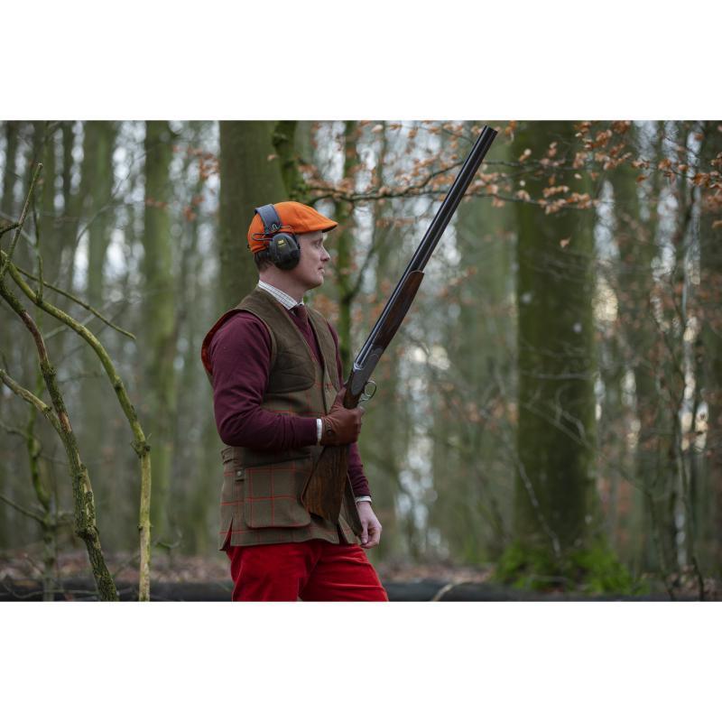Laksen Hiviz Leith Tweed Mens Shooting Vest - British Game Alliance - William Powell