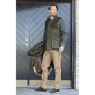 Laksen Leith Mens Tweed Shooting Vest - Kirkton Tweed - William Powell