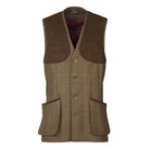 Laksen Leith Mens Tweed Shooting Vest - Woolston Tweed - William Powell