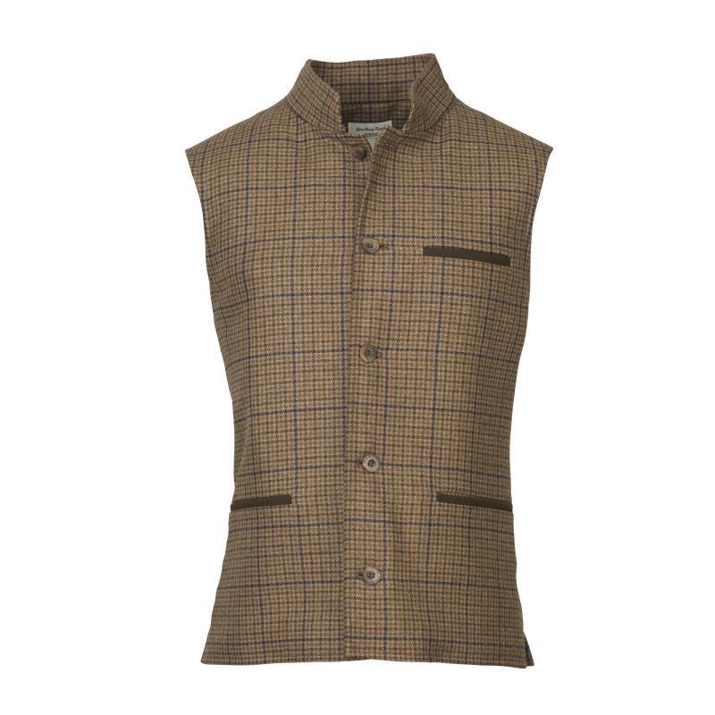 Laksen Limited Edition Fife Mens Tweed Vest - Castlewood Tweed - William Powell