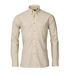 Laksen Paulie Mens Tattersall Shirt - Reddish/Forest - William Powell