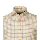 Laksen Robbie Mens Cotton Shirt - Sand/Forest/Grape - William Powell