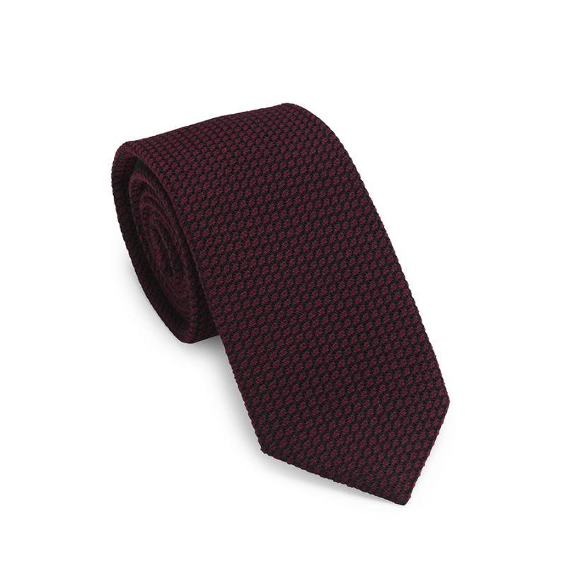 Laksen Silk/Wool Tie - Grape - William Powell