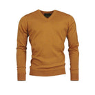 Laksen Sussex Merino V-Neck - Gold - William Powell