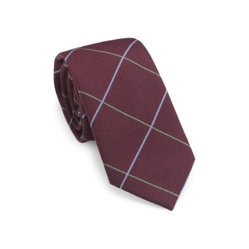 Laksen Tweedy Mens Tie - Grape - William Powell